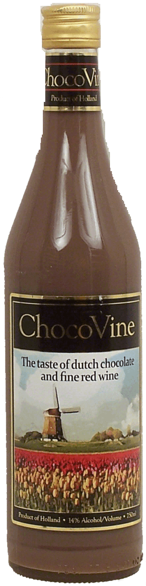 Europa ChocoVine dutch chocolate and fine red wine, 14% alc. by vol. 750 milliliter