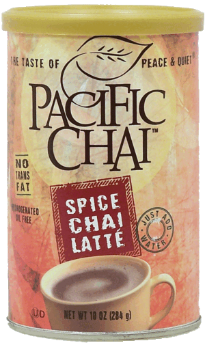 Pacific Chai spice chai latte, just add water 10 ounce