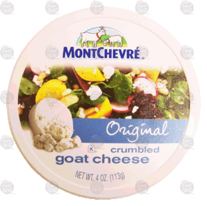 MontChevre original crumbled goat cheese 4 ounce