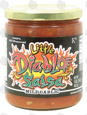 Little Diablo mild garlic salsa 16 ounce