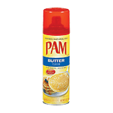 Pam butter flavor cooking spray 5 ounce