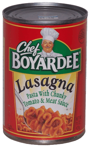 Chef Boyardee lasagna pasta with chunky tomato & meat sauce 15 ounce