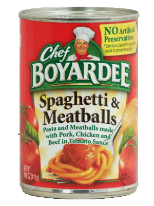 Chef Boyardee Spaghetti & Meatballs In Tomato Sauce 14.5 ounce