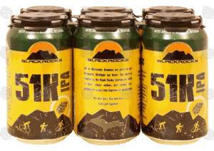 Blackrocks 51K india pale ale, 7% alc. by vol., 12-fl. oz. 6 pack