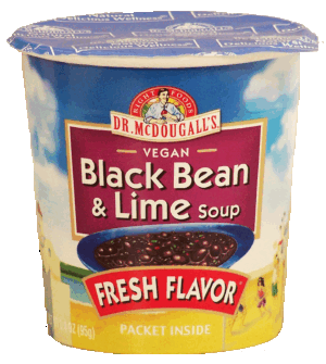 Dr. Mcdougall's Vegan black bean & lime soup 3.4 ounce