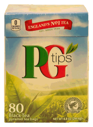 P G Tips black tea, 80-pyramid tea bags 8.8 ounce