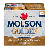 Molson Golden Beer 12 Oz 12 pack