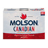 Molson Canadian Beer 12 Oz 24 pack