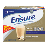 Ensure plus nutrition shake, vanilla, gain or maintain a healthy weight, 8-fl. oz. plastic bottles 30 pack