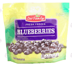 Our Family Fresh Frozen blueberries 12 ounce