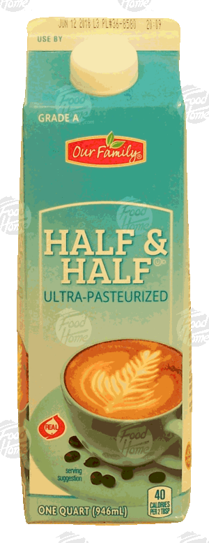 Our Family half & half 1 quart