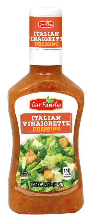 Our Family italian vinaigrette dressing 16 fluid ounce