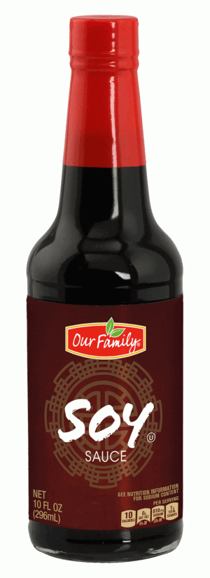 Our Family soy sauce 10 fluid ounce