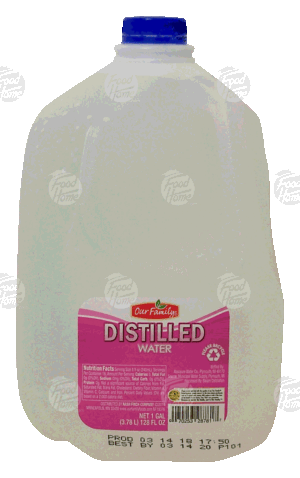 Our Family distilled water 1 gallon