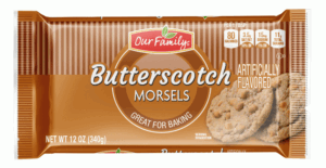 Our Family butterscotch chips for baking 12 ounce