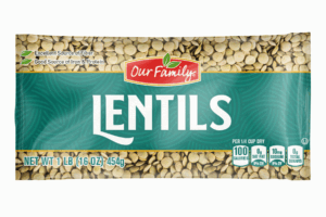 Our Family lentils, dry 16 ounce