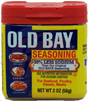 Old Bay seasoning for seafood, poultry, salads, meats; 30% less sodium 2 ounce