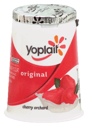 Yoplait Original cherry orchard 99% fat free yogurt 6 ounce