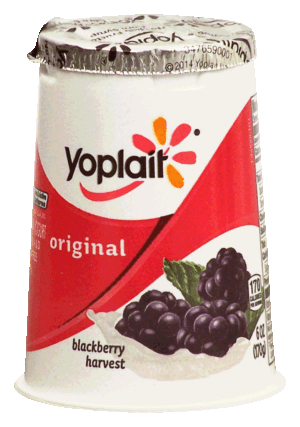 Yoplait Original lowfat blackberry harvest yogurt, 99% fat free 6 ounce