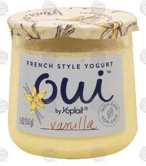 Yoplait Oui vanilla french style yogurt 5 ounce