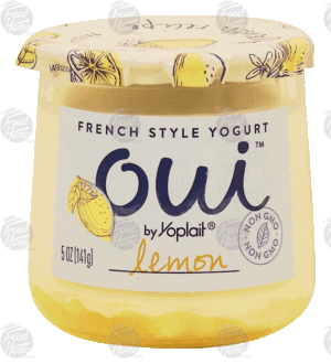 Yoplait Oui lemon french style yogurt 5 ounce