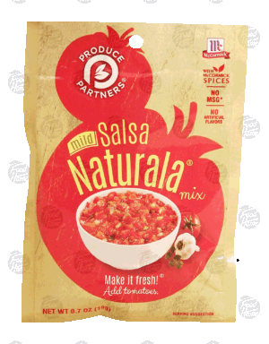 Produce Partners Salsa Mix Naturala Mild 0.7 ounce