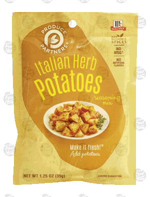 Produce Partners Herb Potatoes Seasoning Roasted Italian 1.25 ounce