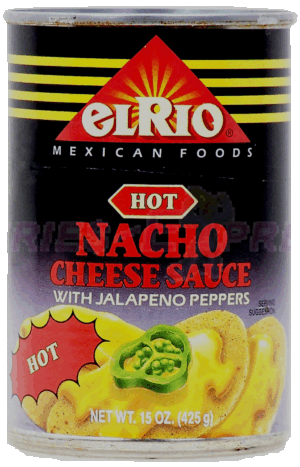 El Rio Mexican Foods hot nacho cheese sauce with jalapeno peppers 15 ounce