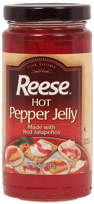 Reese hot pepper jelly with red jalapenos 10 ounce