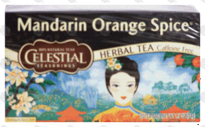 Celestial Seasonings mandarin orange spice caffeine free herb tea, 20-bags 1.9 ounce