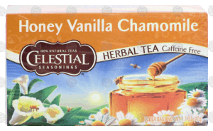Celestial Seasonings Honey Vanilla Chamomile, natural herb tea, caffeine free, 20 tea bags 1.7 ounce