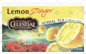 Celestial Seasonings Natural Lemon Zinger Caffeine Free 20 Ct 1.7 ounce