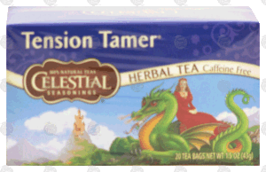 Celestial Seasonings Tension Tamer 100% natural tea, caffeine free, 20 tea bags 1.5 ounce