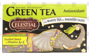 Celestial Seasonings Decaffeinated green tea with white tea for smooth taste, natural antioxidant, 20-bags 1.2 ounce