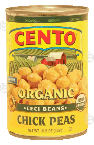 Cento Organic chick peas, ceci beans 15.5 ounce