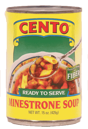 Cento minestrone soup, ready to serve 15 ounce