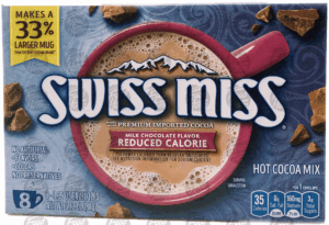 Swiss Miss reduced calorie milk chocolate hot cocoa mix, 8 pk., box 3.12 ounce