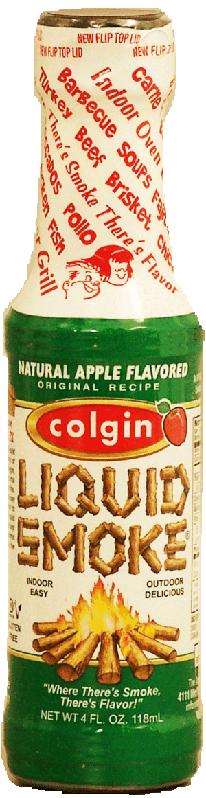 Colgin Liquid Smoke natural apple original flavor flavored 4 fluid ounce