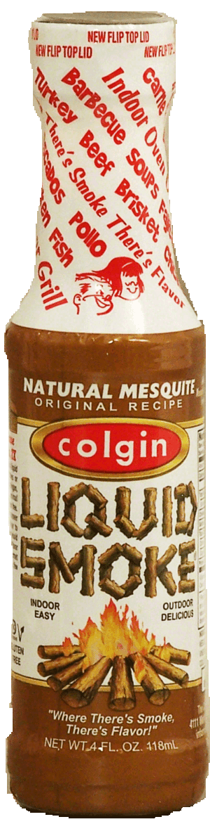 Colgin Liquid Smoke natural mesquite original recipe flavoring 4 fluid ounce