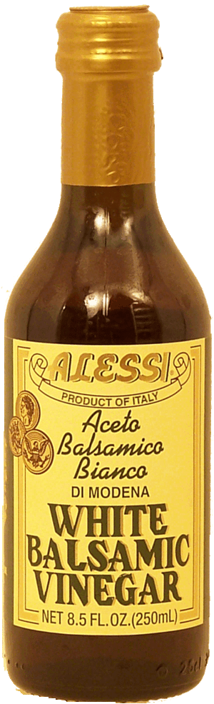 Alessi white balsamic vinegar, aceto balsamico bianco Di Modena 8.5 fluid ounce