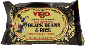 Vigo black beans & rice, authentic cuban recipe, completely seasoned 8 ounce