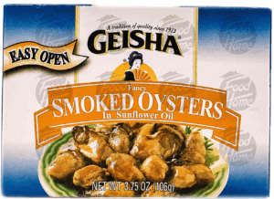 Geisha Oysters In Cottonseed Oil Fancy Smoked 3.75 ounce