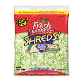 Fresh Express Shreds finely shredded iceberg lettuce 14 ounce