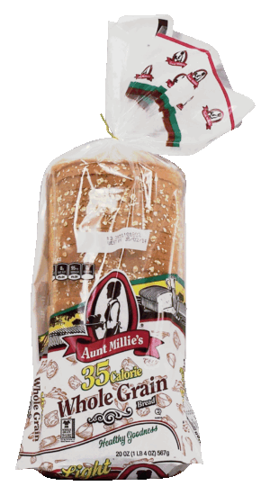Aunt Millie's Healthy Goodness 35 calorie whole grain bread 20 ounce