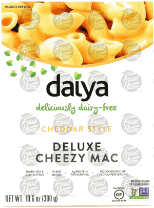 Daiya cheddar style deluxe cheezy mac, dry pasta 10.6 ounce