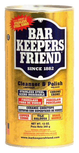 Bar Keepers Friend multipurpose cleanser & polish powder, removes rust 12 ounce