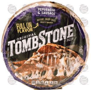 Tombstone Buttery Crispy Crust pepperoni & sausage, frozen pizza 19.4 ounce