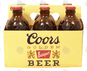 Coors Banquet Golden beer, 12-fl. oz. 6 pack
