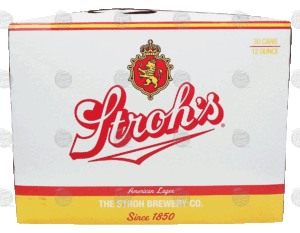 Stroh's america's premium brewed beer, 30 12-ounce cans 30 pack