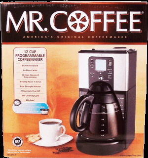 Mr. Coffee 12 cup programmable coffeemaker and pot 1 count